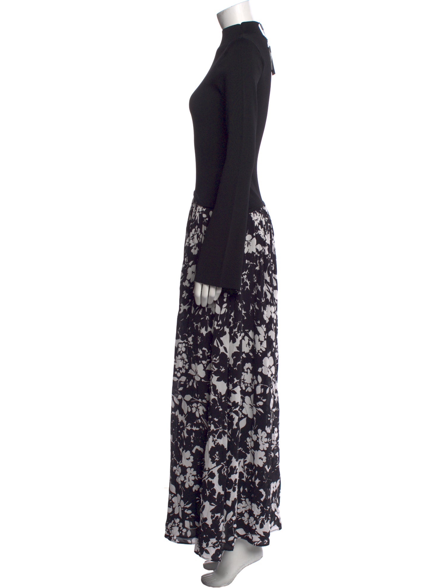 Solid & Striped Floral Print Long Dress w/ Tags