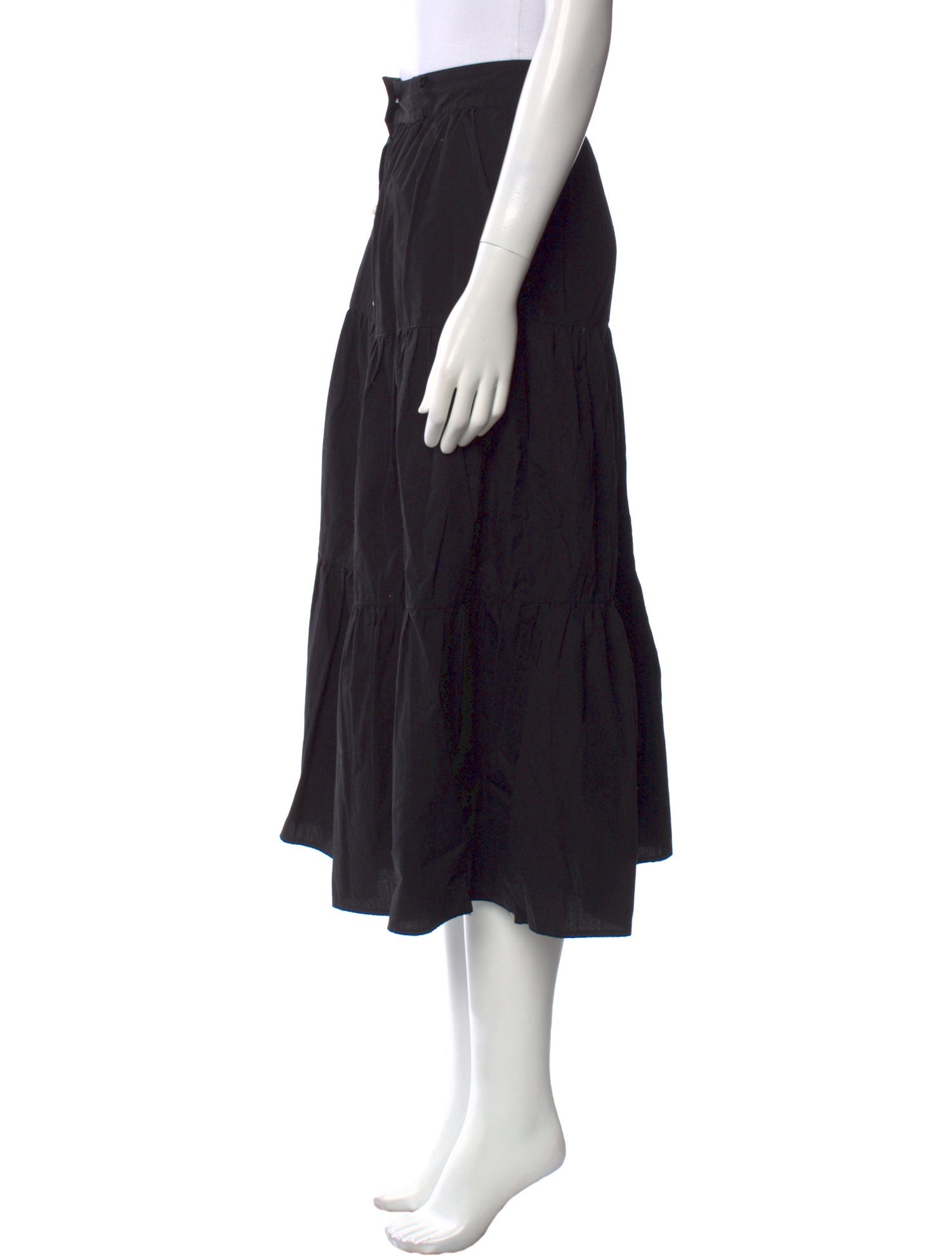 Solid & Striped Midi Length Skirt