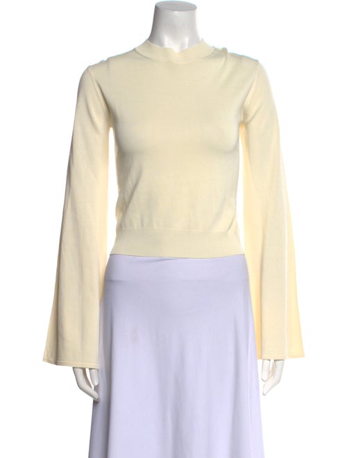 Solid & Striped Crew Neck Long Sleeve Sweatshirt