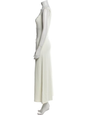 Solid & Striped Bateau Neckline Long Dress