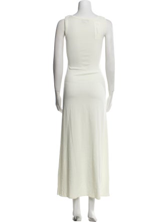 Solid & Striped Bateau Neckline Long Dress