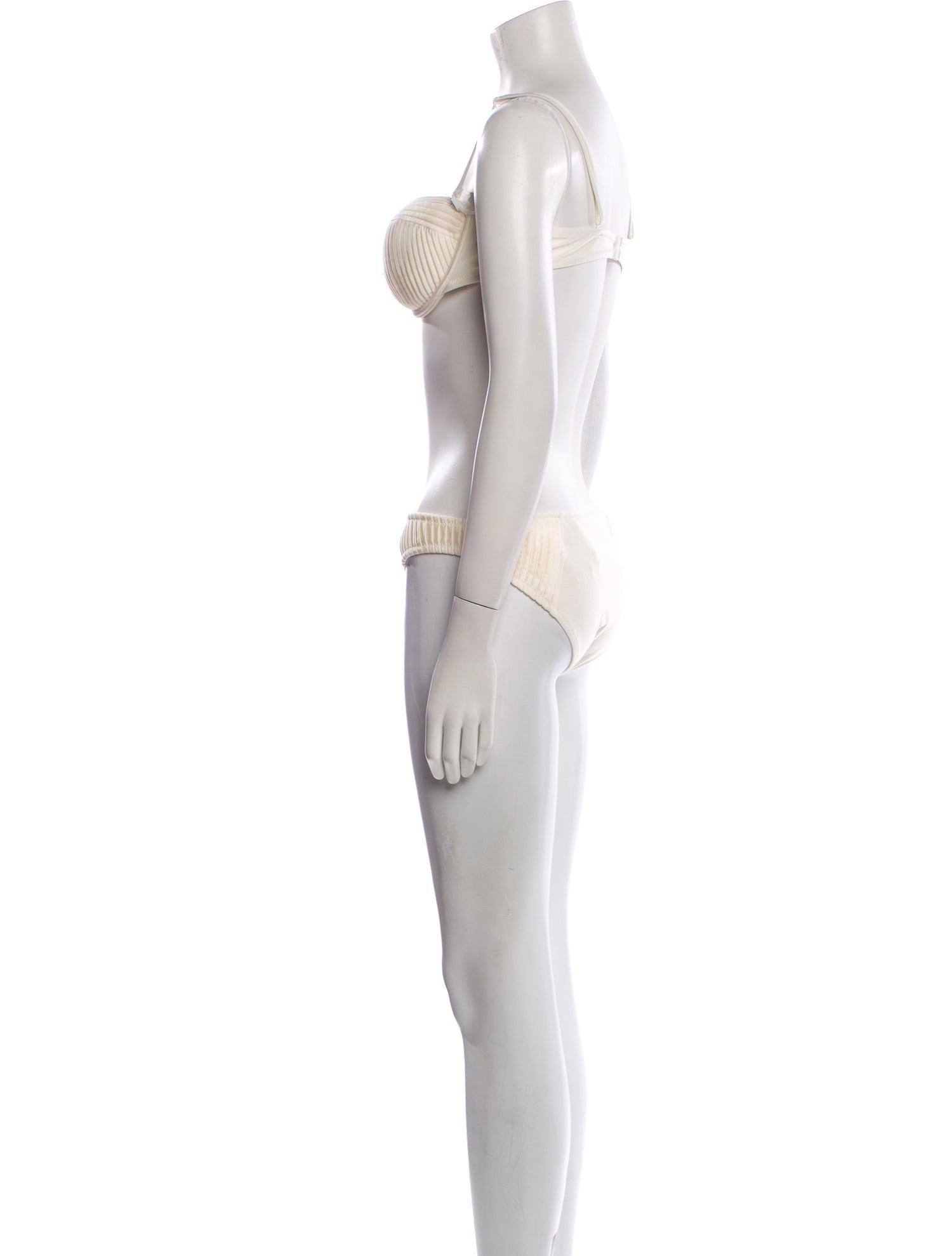 Solid & Striped Pleated Accents Bikini w/ Tags