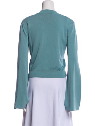 Solid & Striped Mock Neck Long Sleeve Sweatshirt