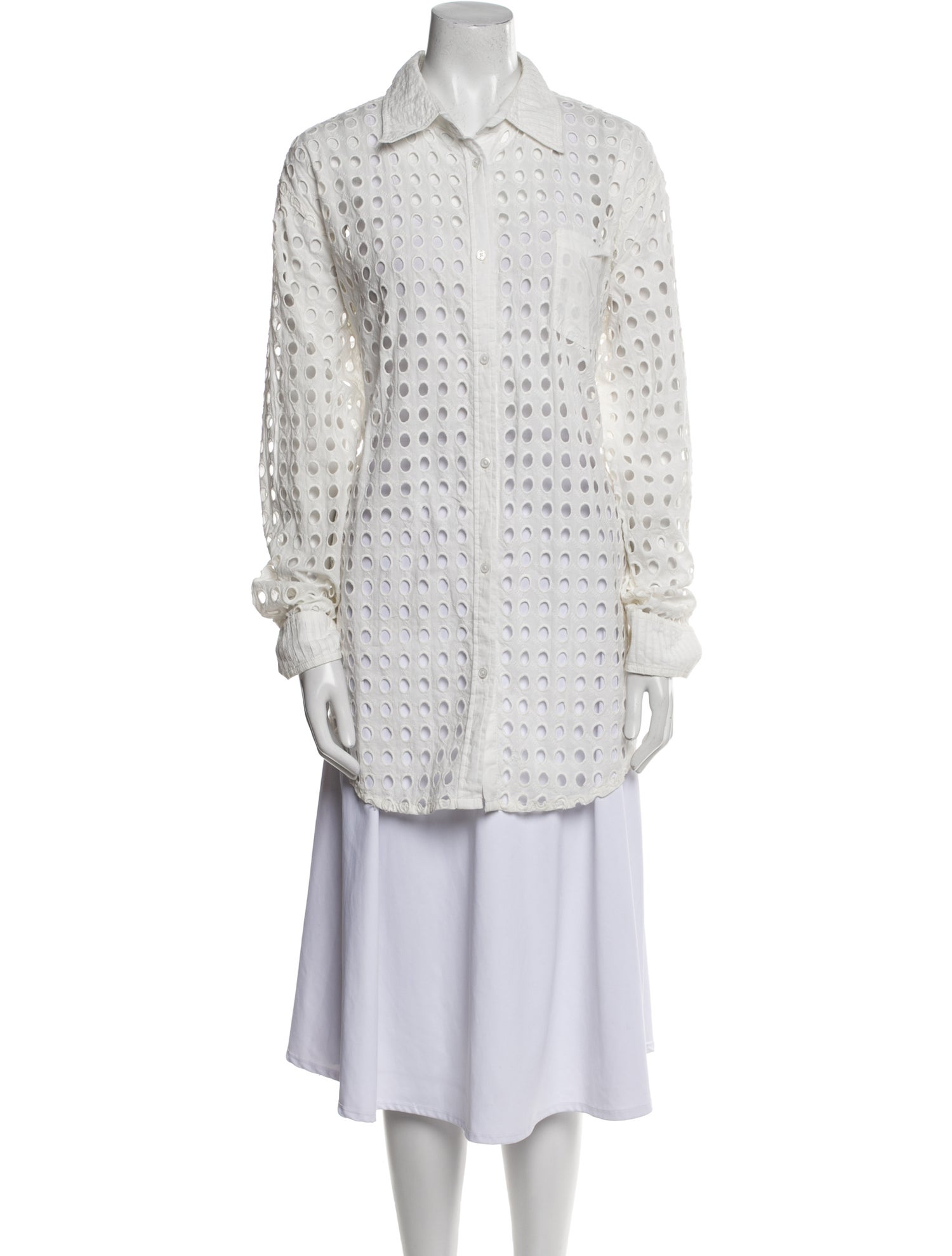 Solid & Striped Printed Long Sleeve Tunic