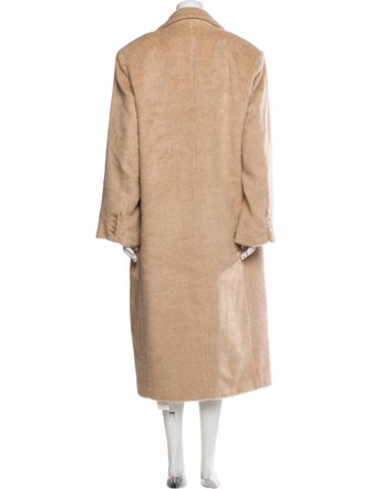 Solid & Striped Wool Faux Fur Coat