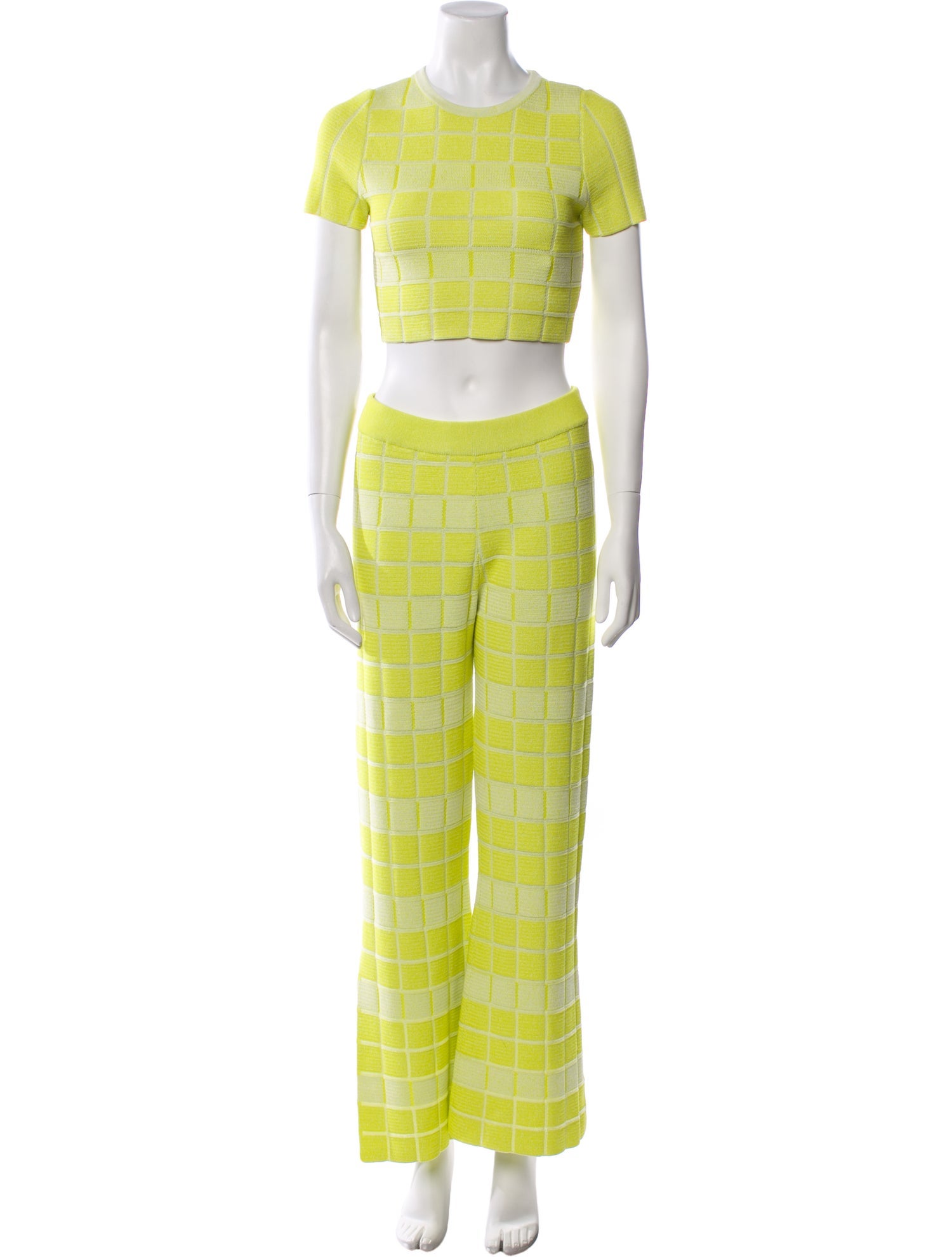 Solid & Striped Pant Set