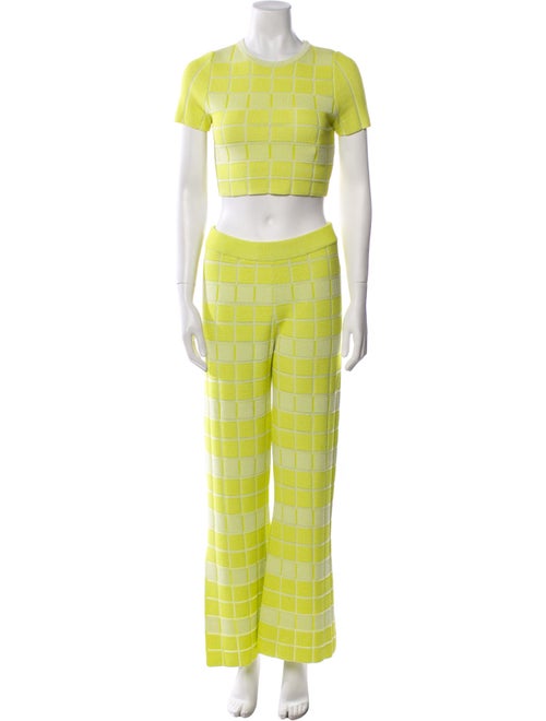 Solid & Striped Pant Set