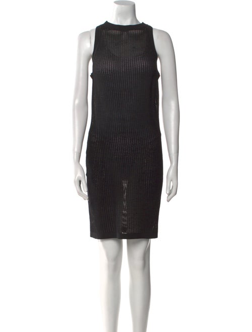 Solid & Striped Crew Neck Mini Dress