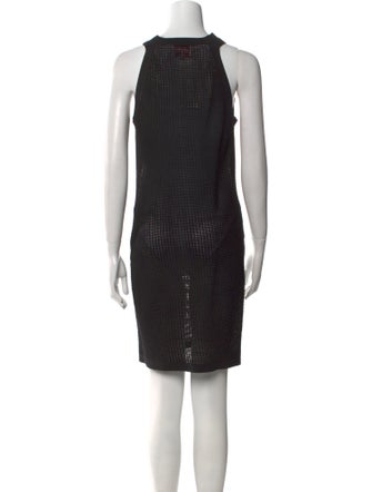 Solid & Striped Crew Neck Mini Dress