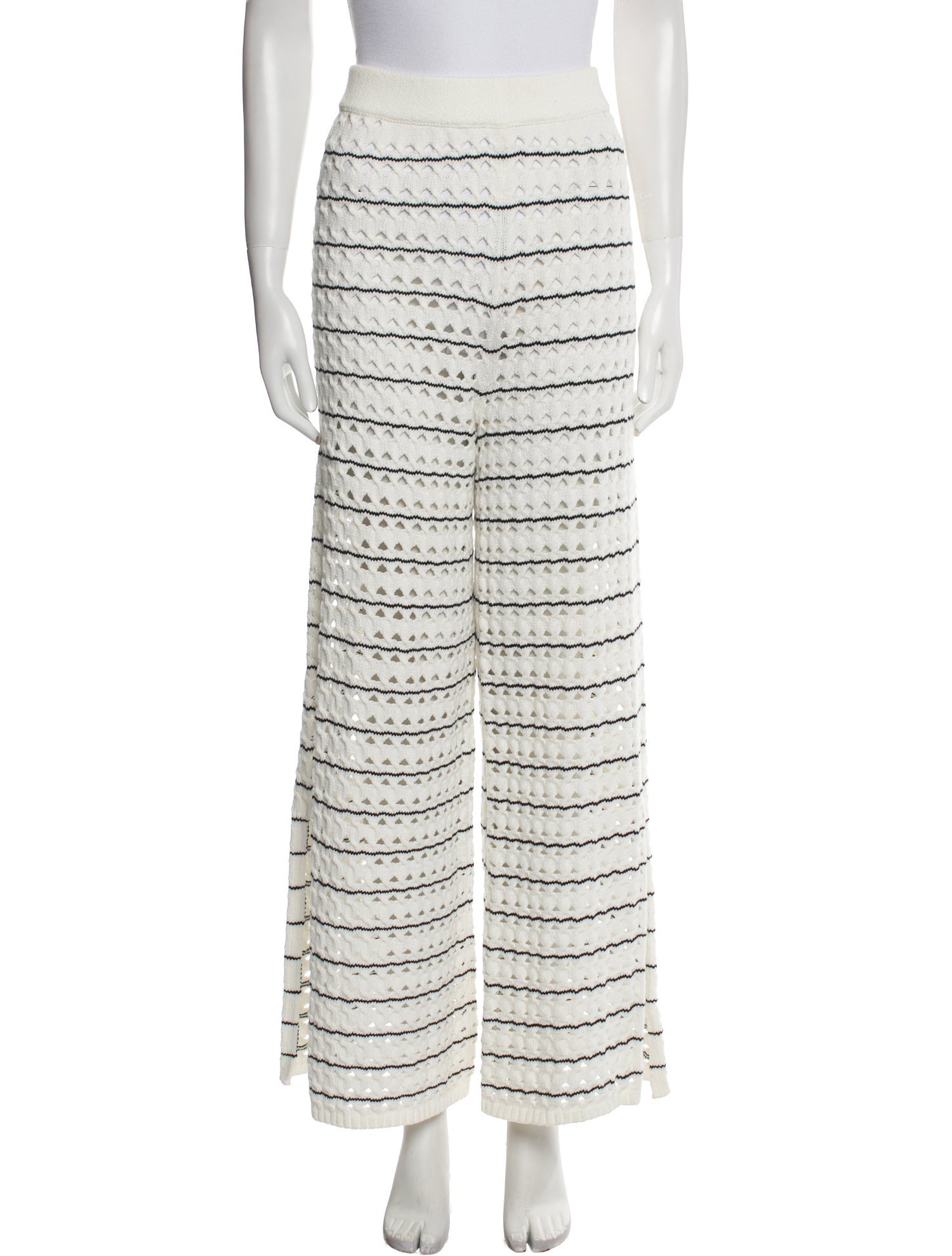 Solid & Striped Striped Wide Leg Pants