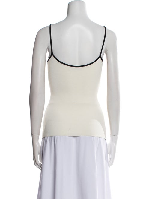 Solid & Striped Scoop Neck Sleeveless Top