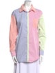 Solid & Striped Striped Long Sleeve Button-Up Top
