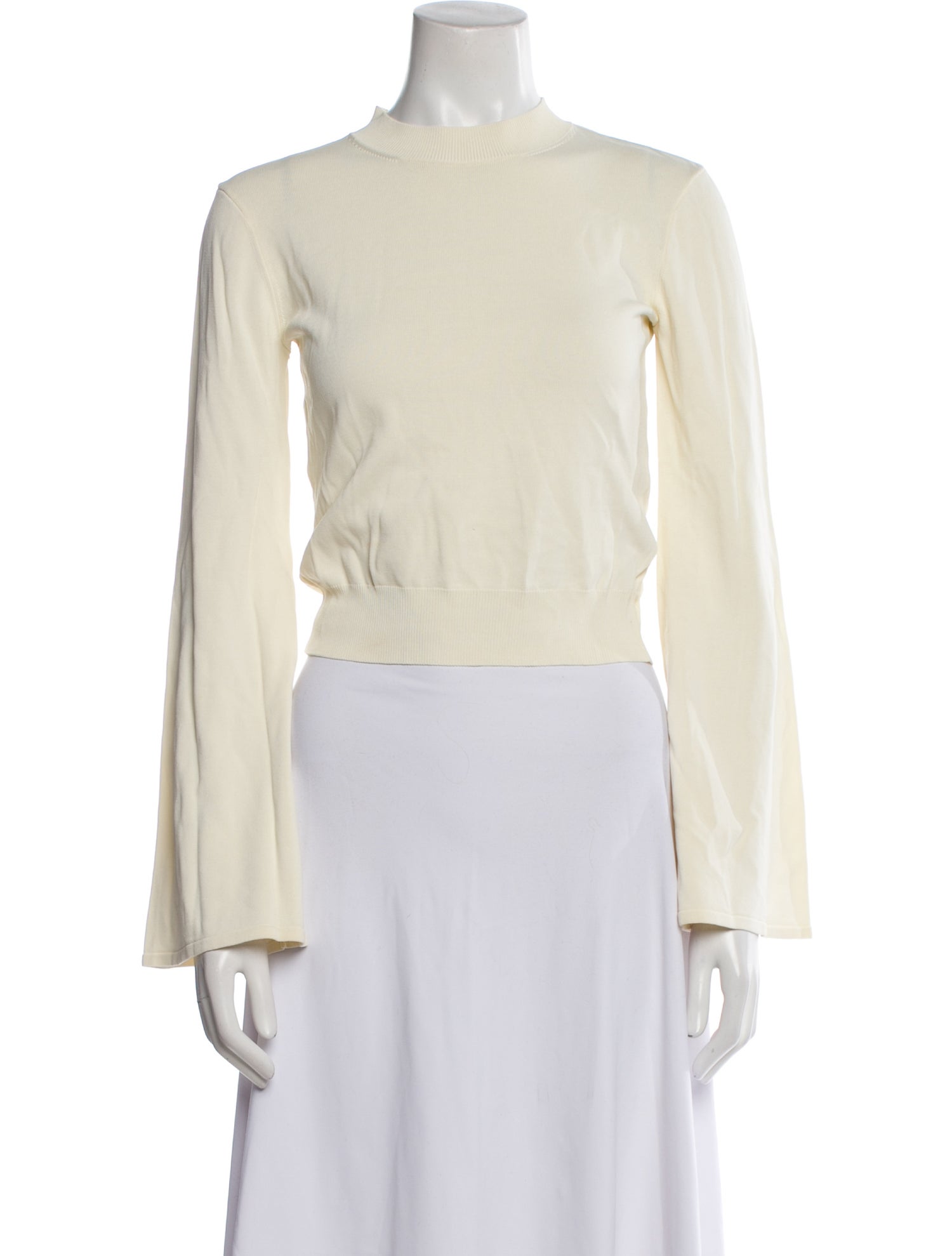 Solid & Striped Mock Neck Sweater