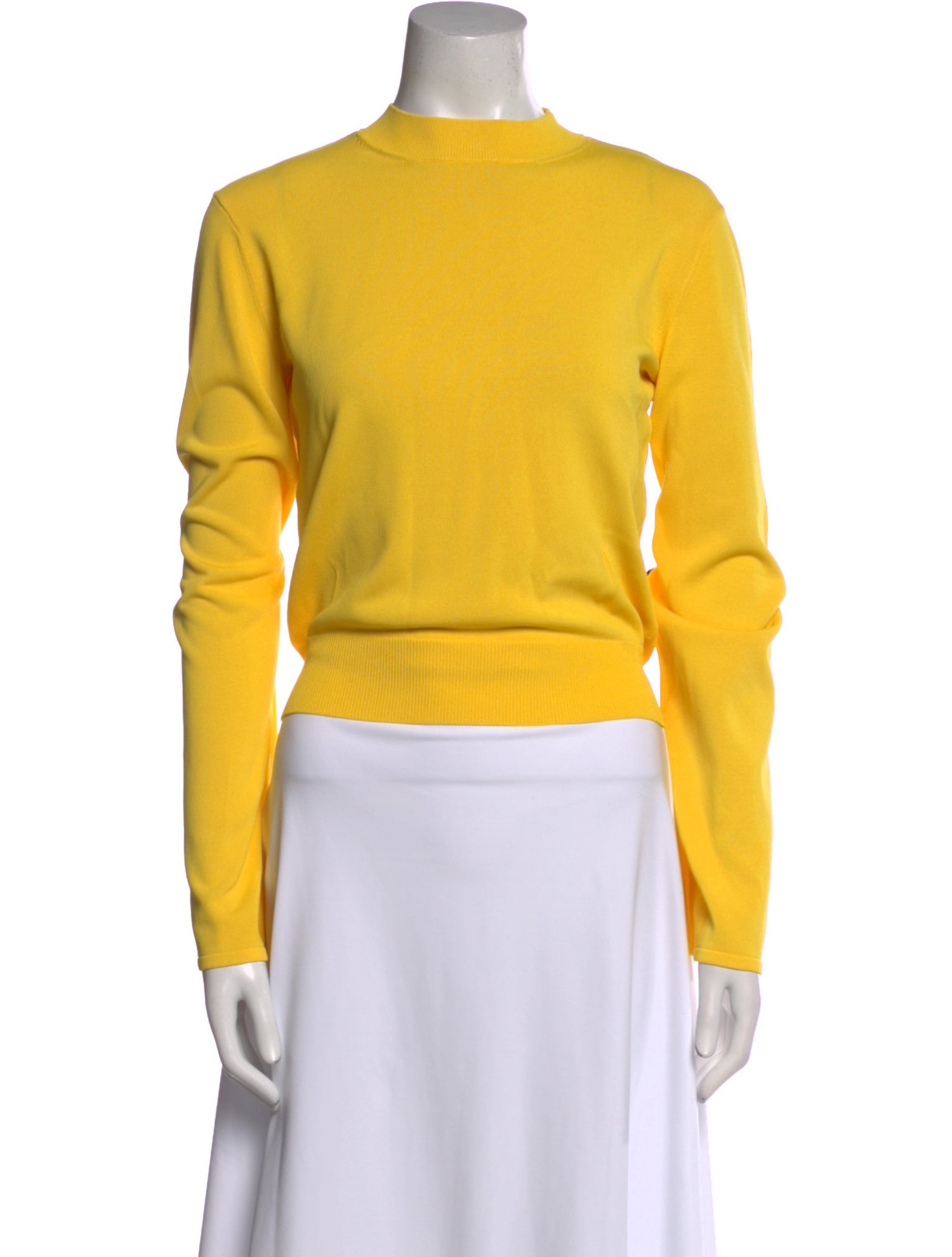 Solid & Striped Mock Neck Sweater