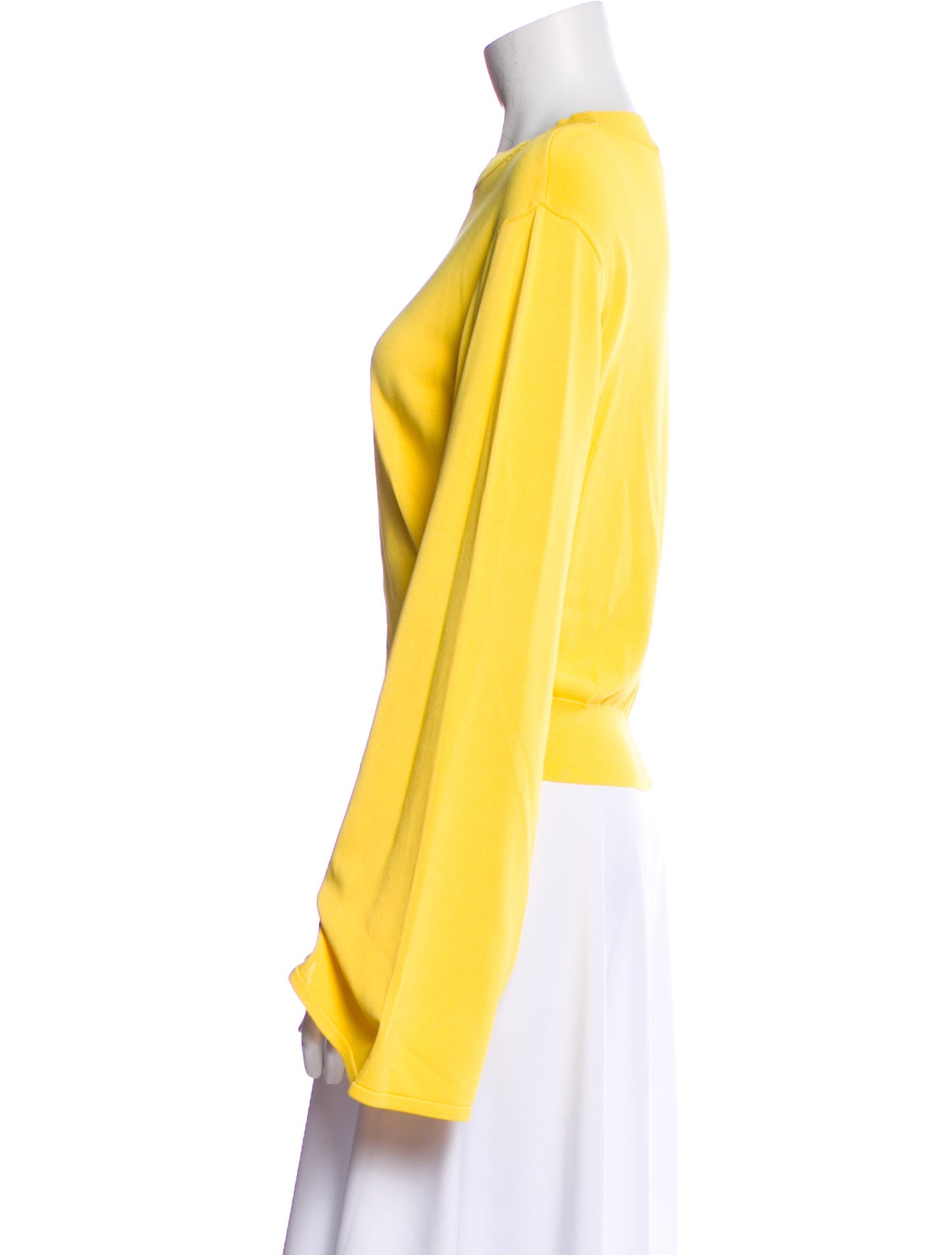 Solid & Striped Crew Neck Long Sleeve Sweatshirt