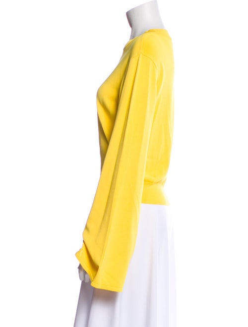 Solid & Striped Crew Neck Long Sleeve Sweatshirt