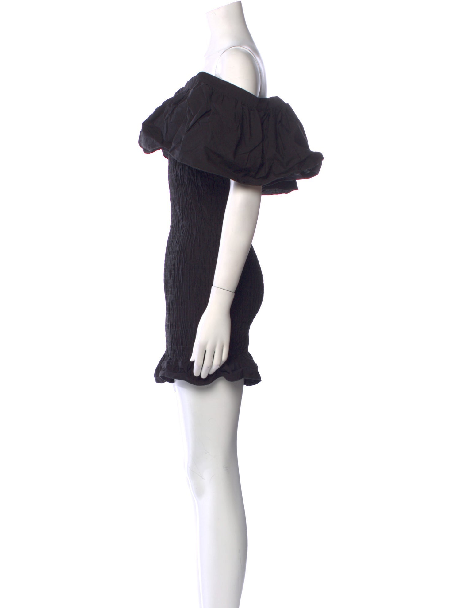 Solid & Striped Off-The-Shoulder Mini Dress