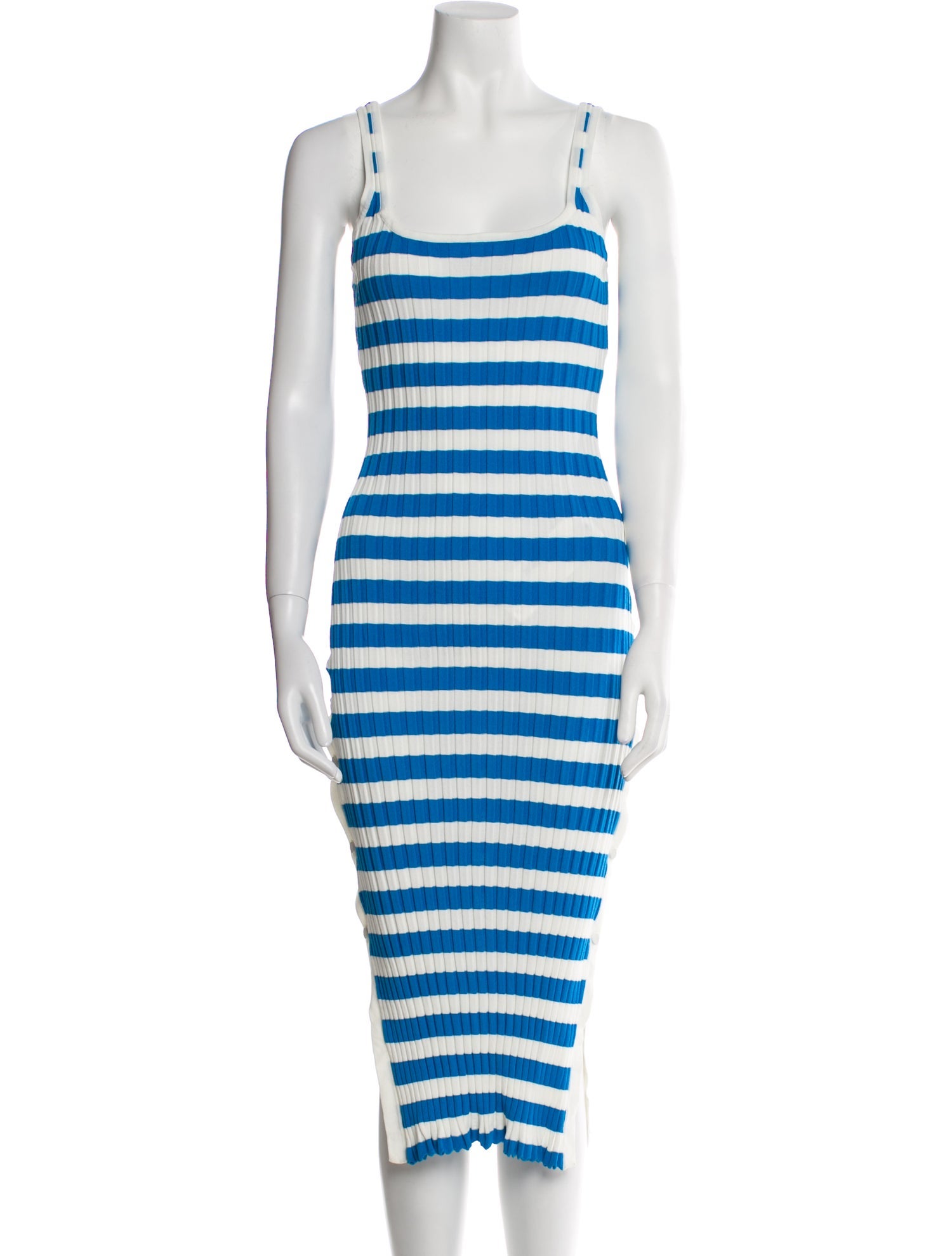 Solid & Striped Striped Midi Length Dress