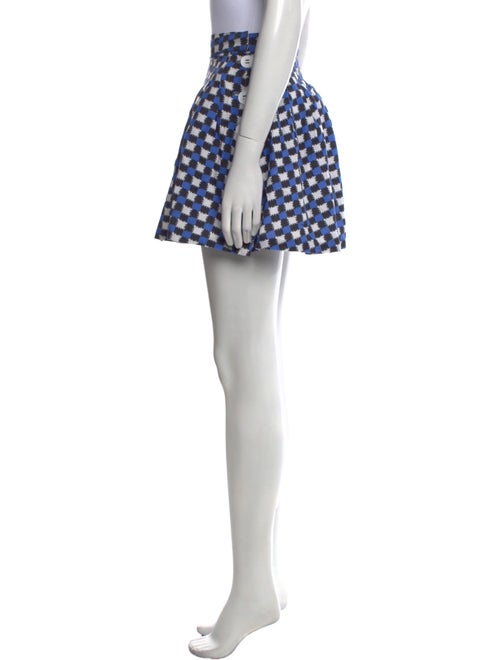 Solid & Striped Printed Mini Skirt