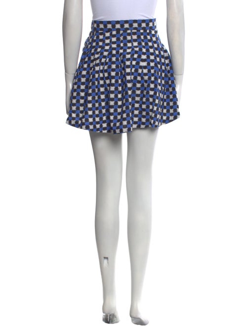 Solid & Striped Printed Mini Skirt