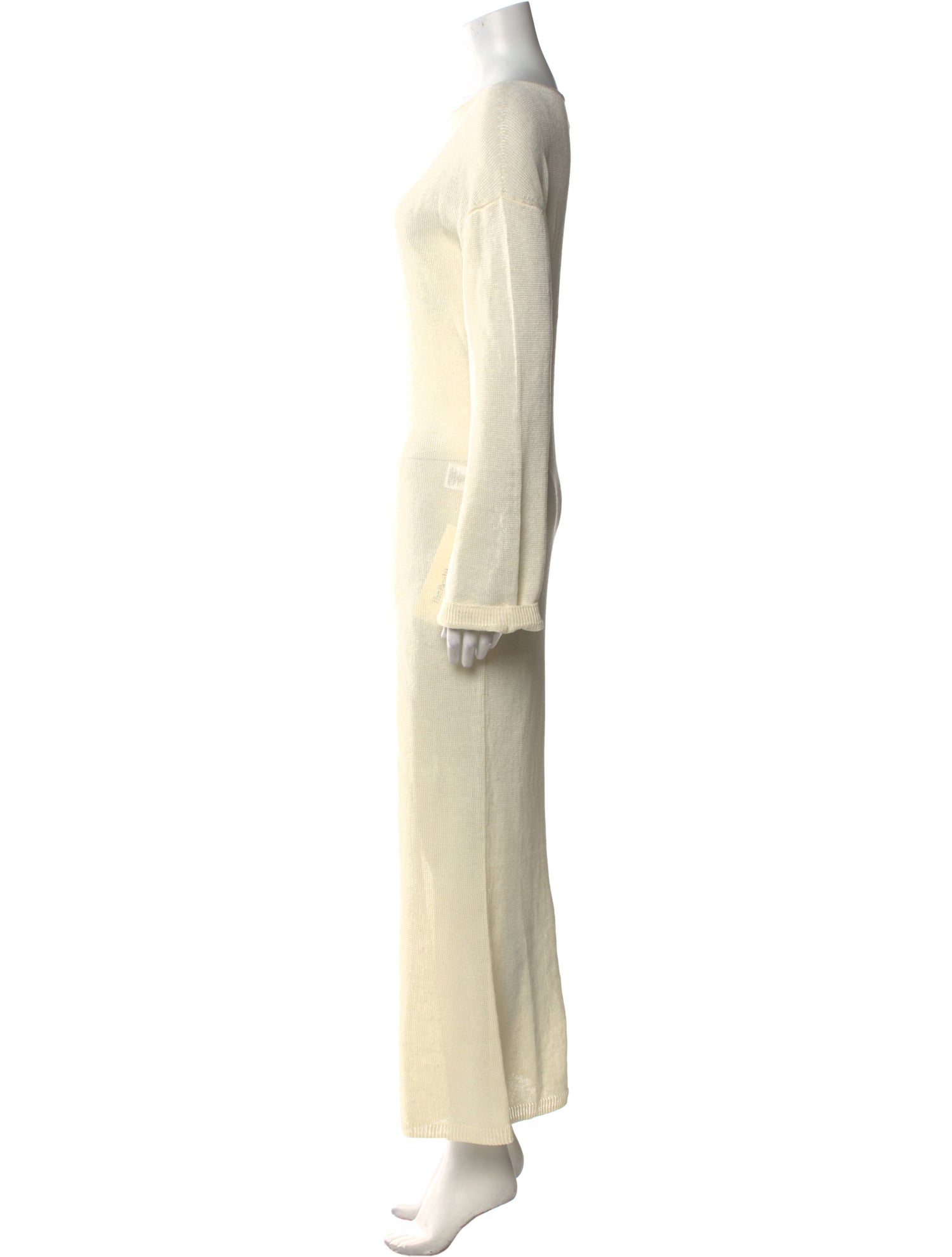 Solid & Striped Linen Long Dress w/ Tags