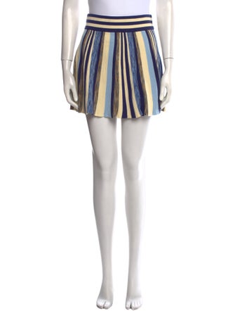 Solid & Striped Striped Mini Skirt