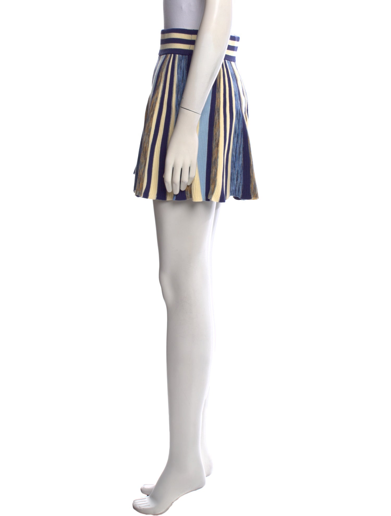 Solid & Striped Striped Mini Skirt