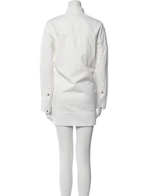 Solid & Striped Mock Neck Mini Dress