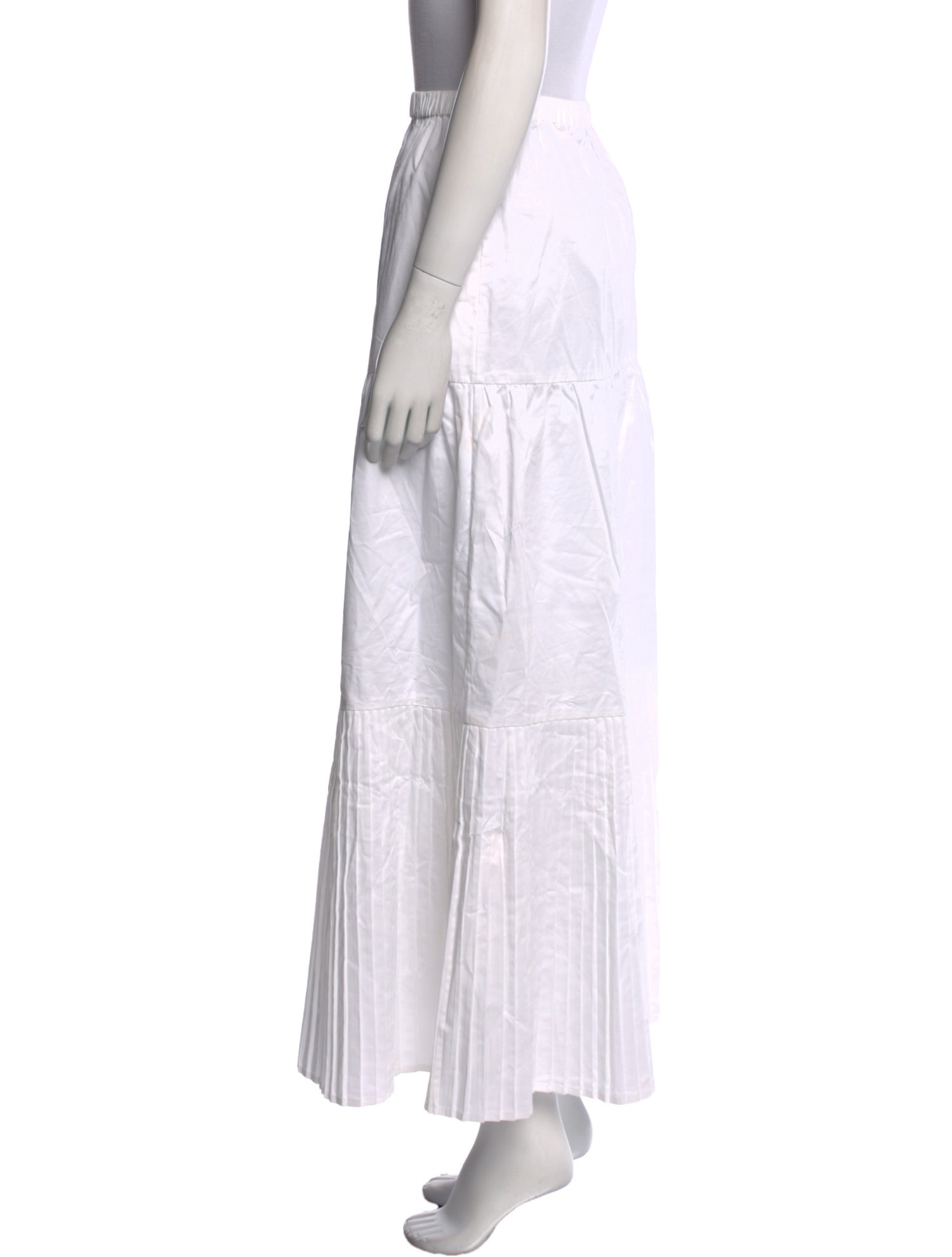 Solid & Striped Midi Length Skirt