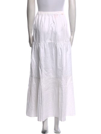 Solid & Striped Midi Length Skirt