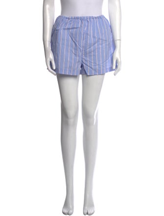 Solid & Striped Striped Mini Shorts