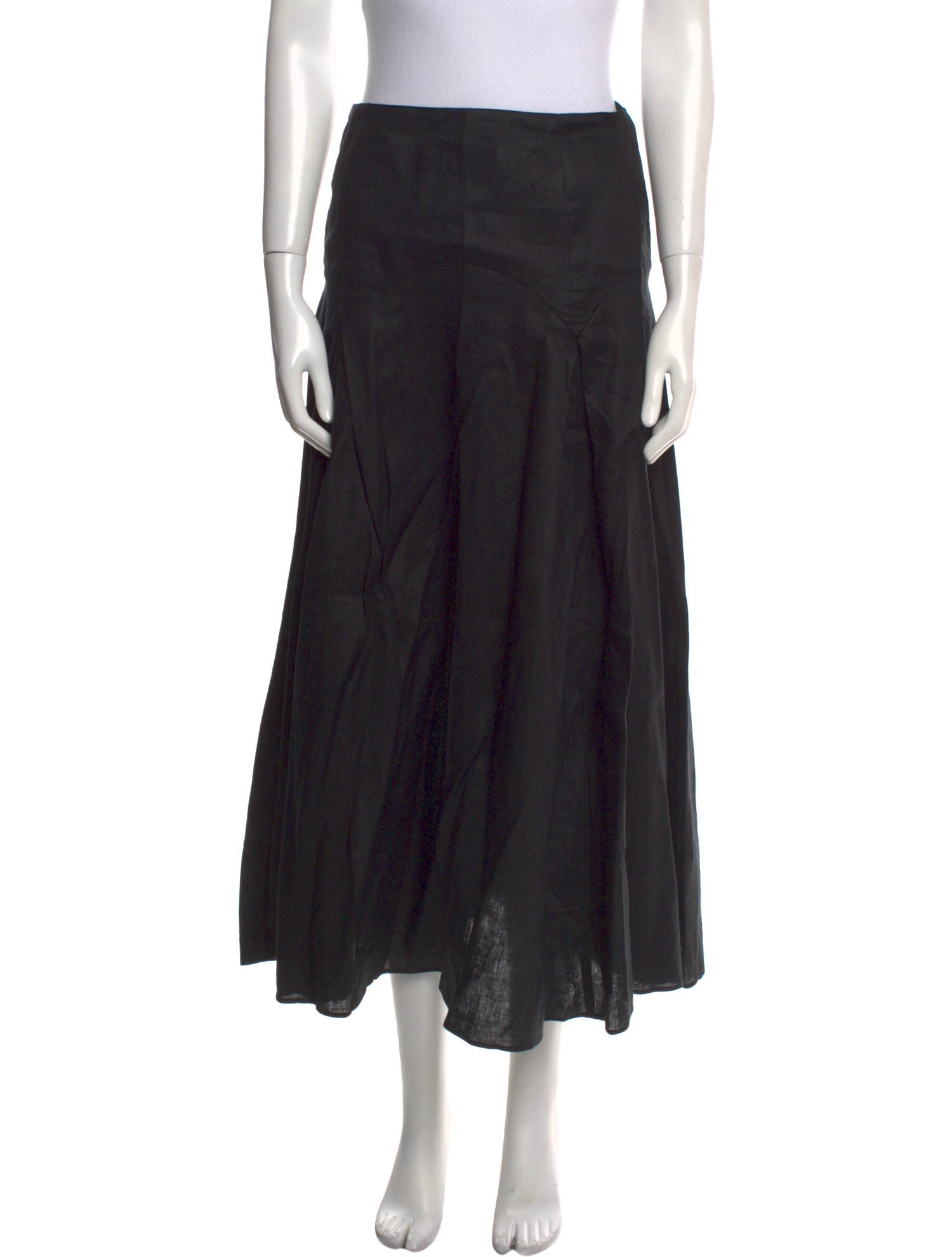 Solid & Striped Midi Length Skirt