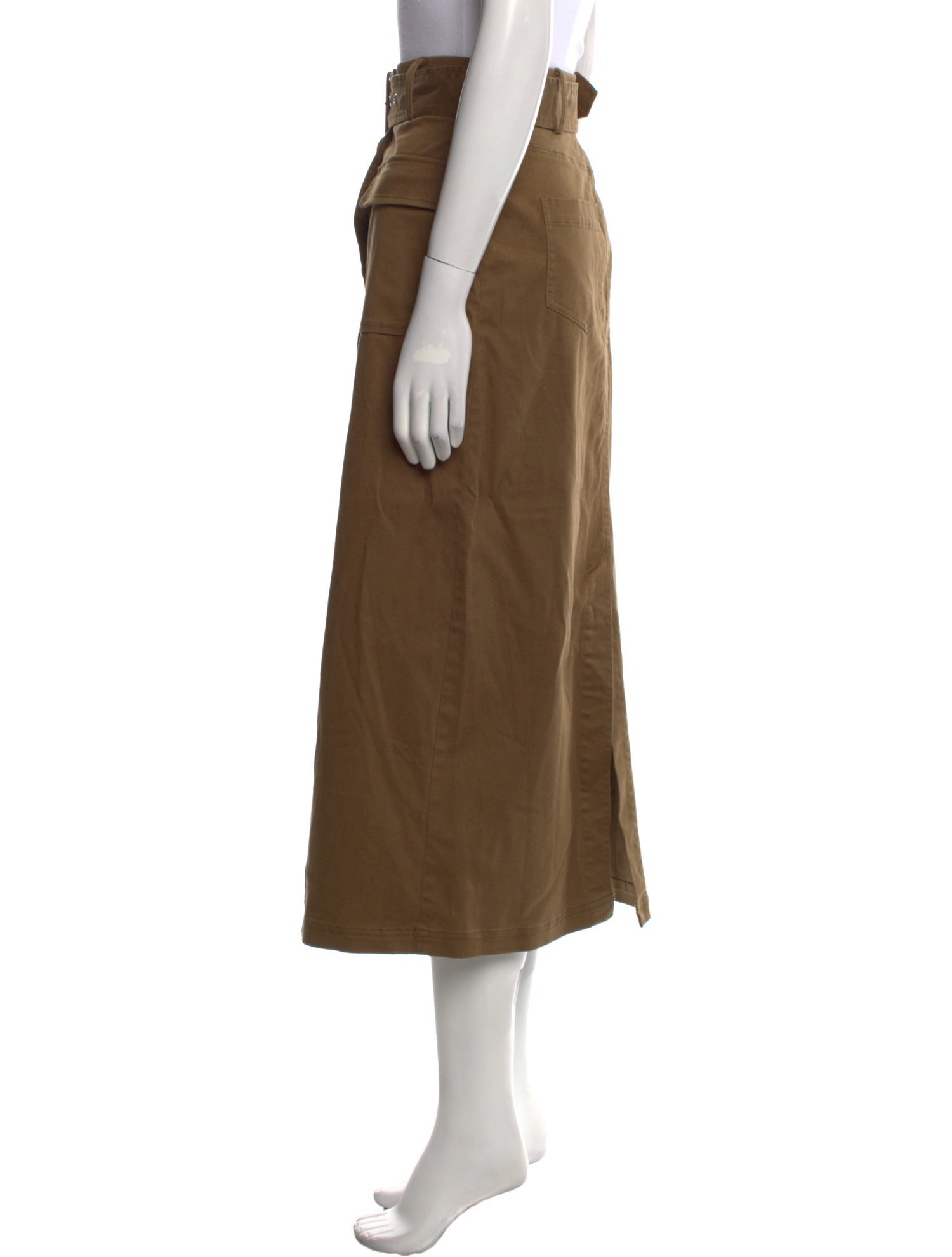 Solid & Striped Midi Length Skirt