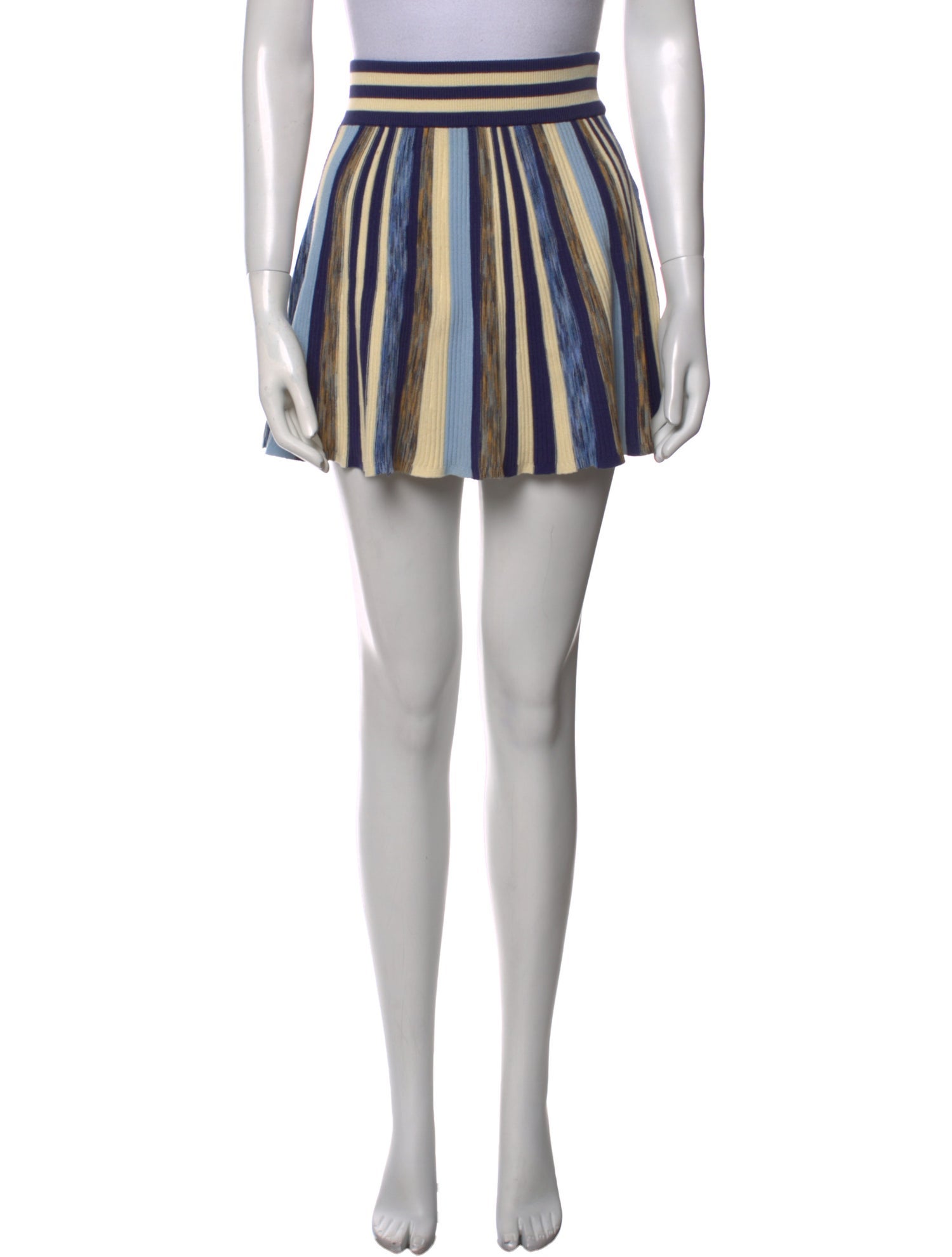 Solid & Striped Striped Mini Skirt