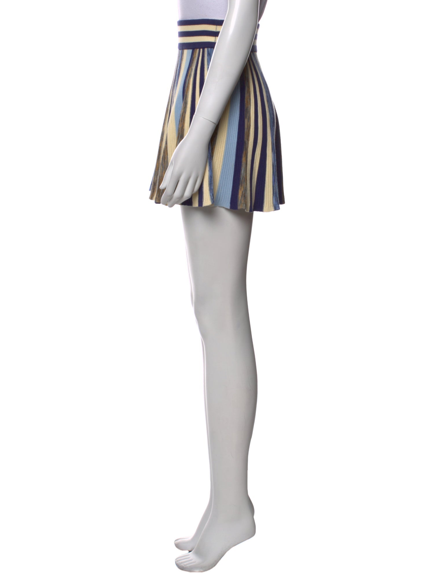 Solid & Striped Striped Mini Skirt