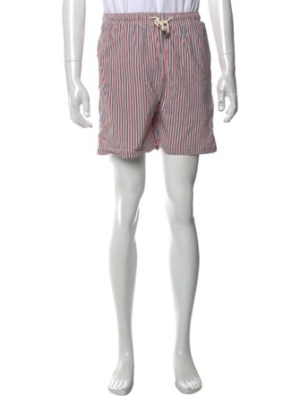 Solid & Striped Striped Swim Trunks