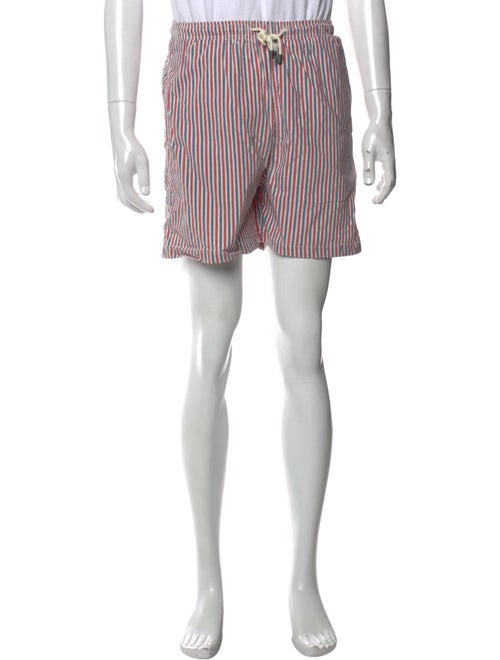 Solid & Striped Striped Swim Trunks