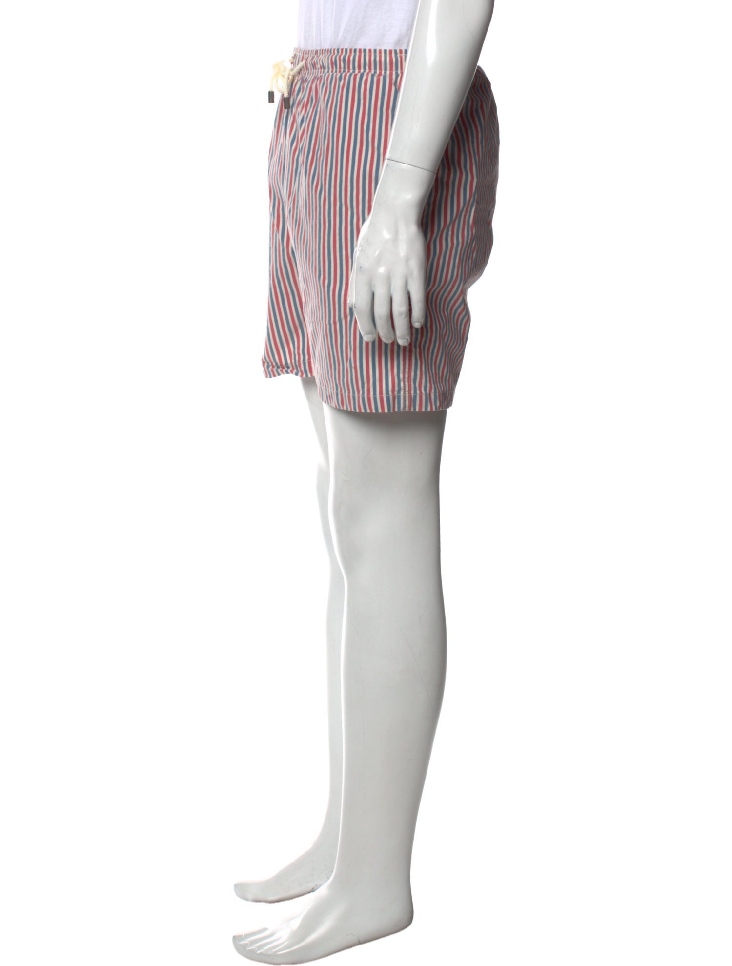 Solid & Striped Striped Swim Trunks