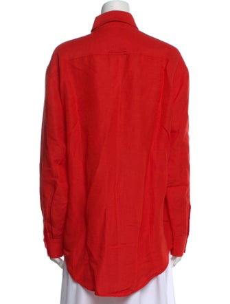 Solid & Striped Long Sleeve Button-Up Top