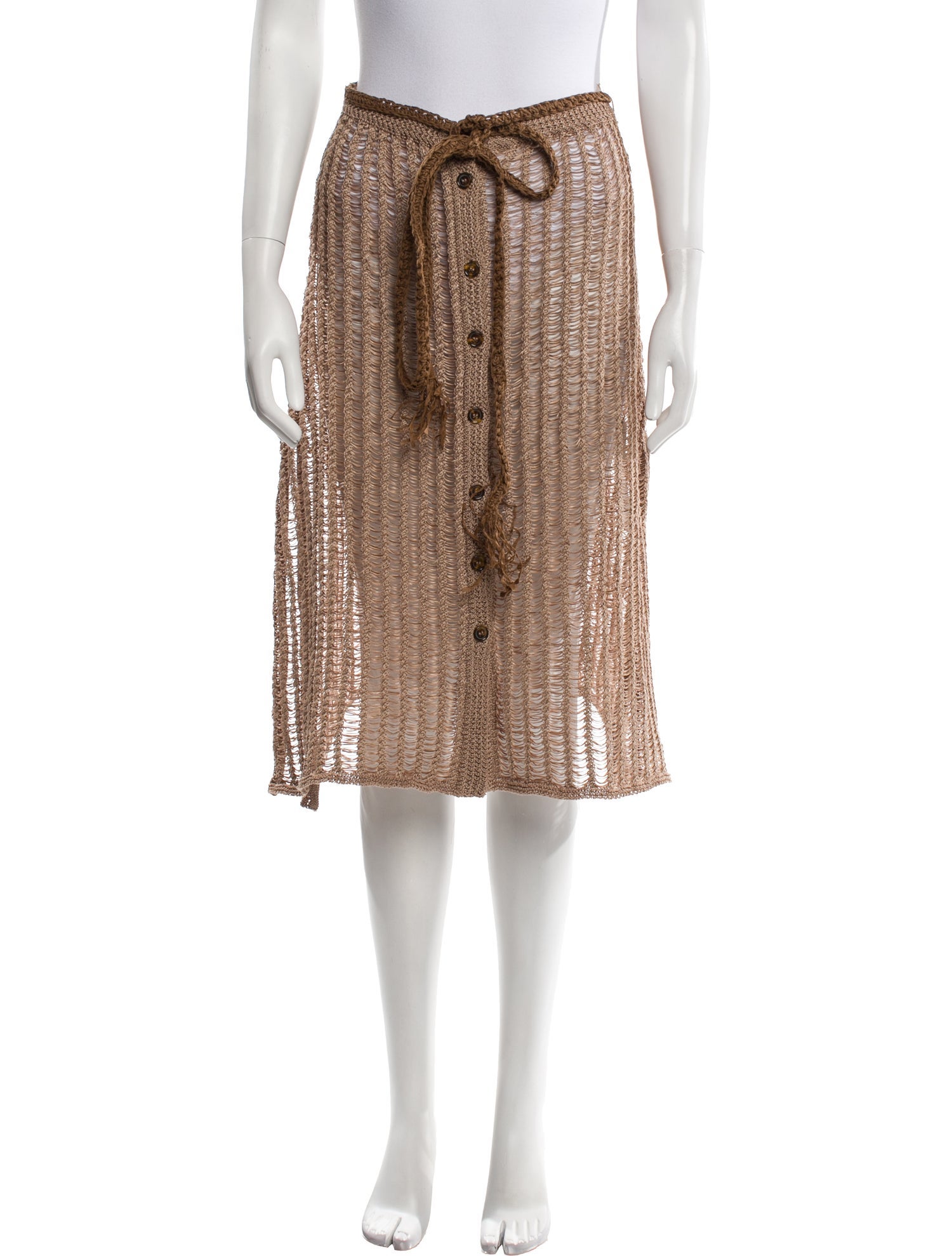 Solid & Striped Whipstitch Trim Cover-Up