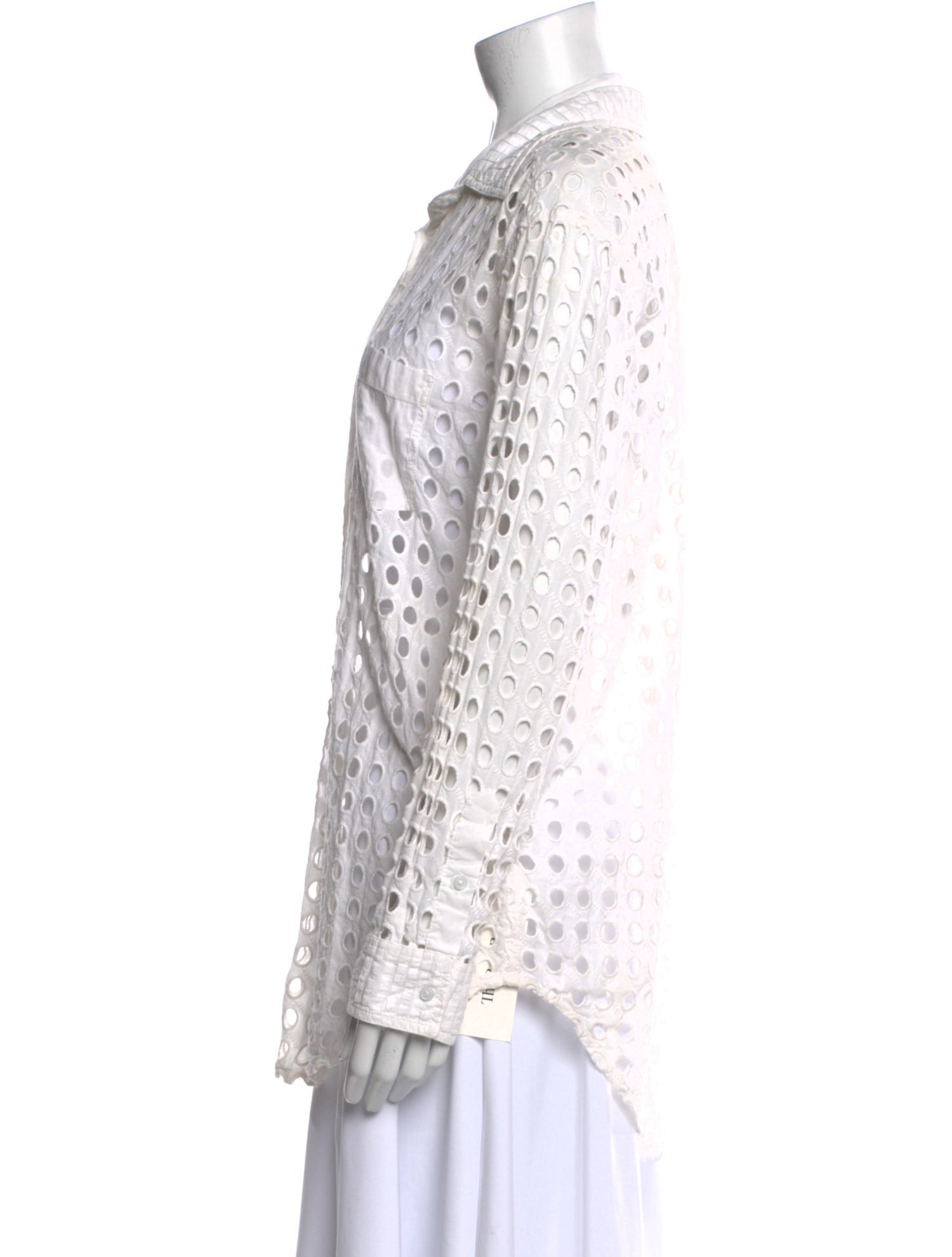 Solid & Striped Printed Mock Neck Tunic