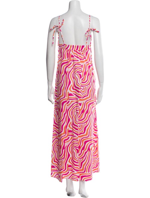 Solid & Striped Printed Long Dress