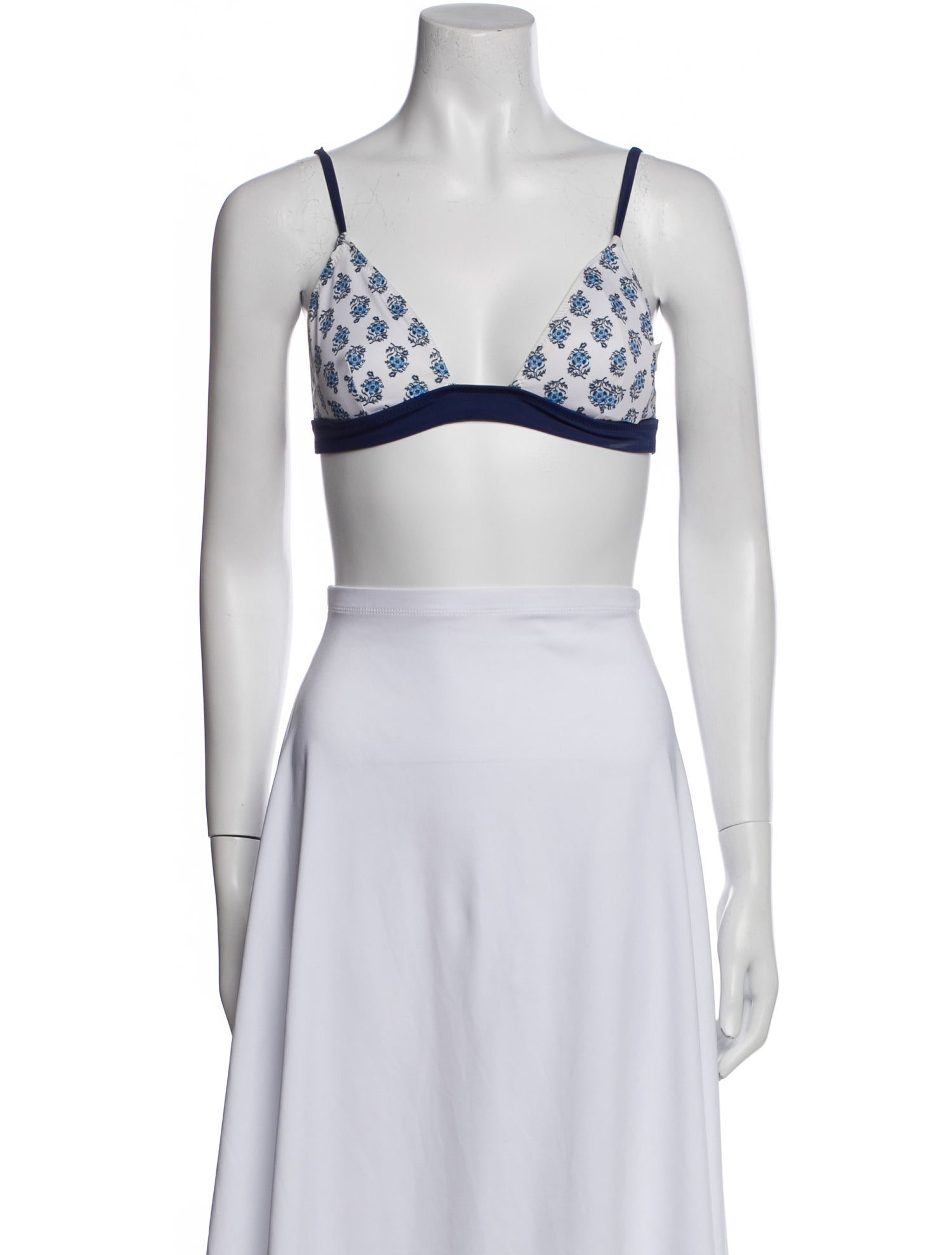 Solid & Striped Printed Top