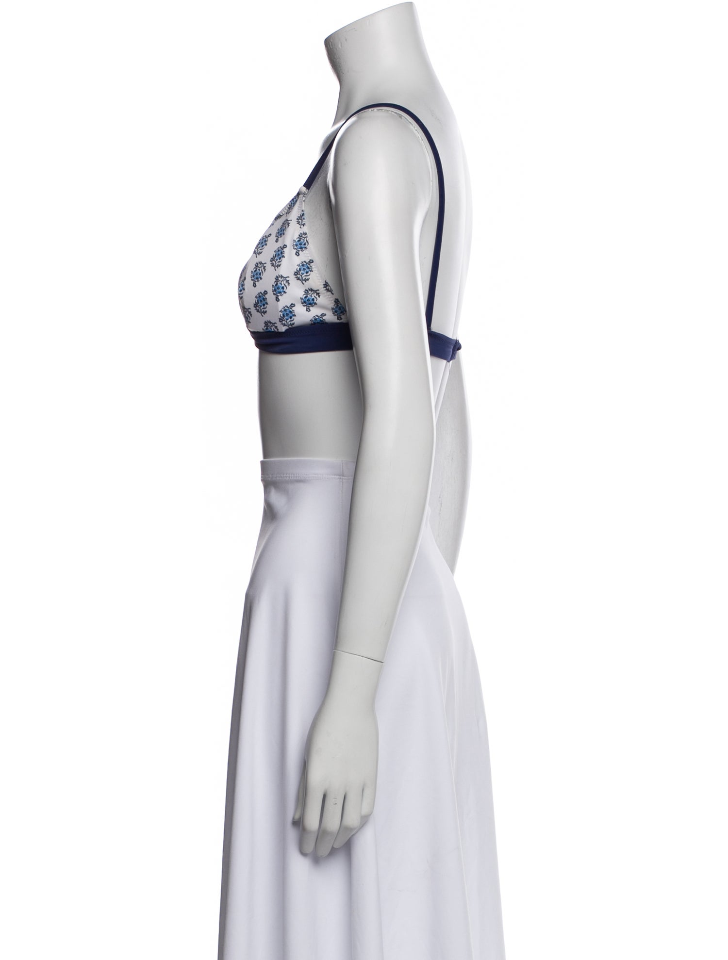 Solid & Striped Printed Top