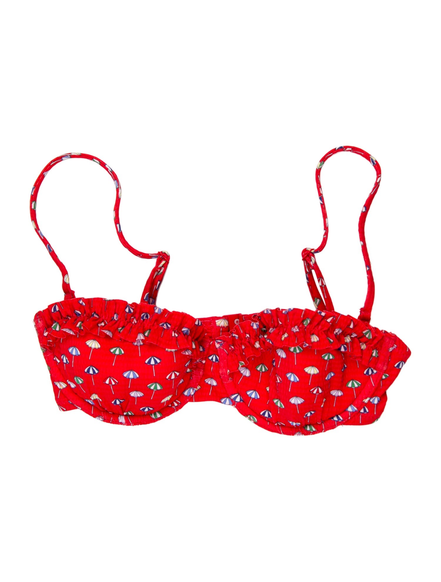 Solid & Striped Printed Pleated Accents Top w/ Tags