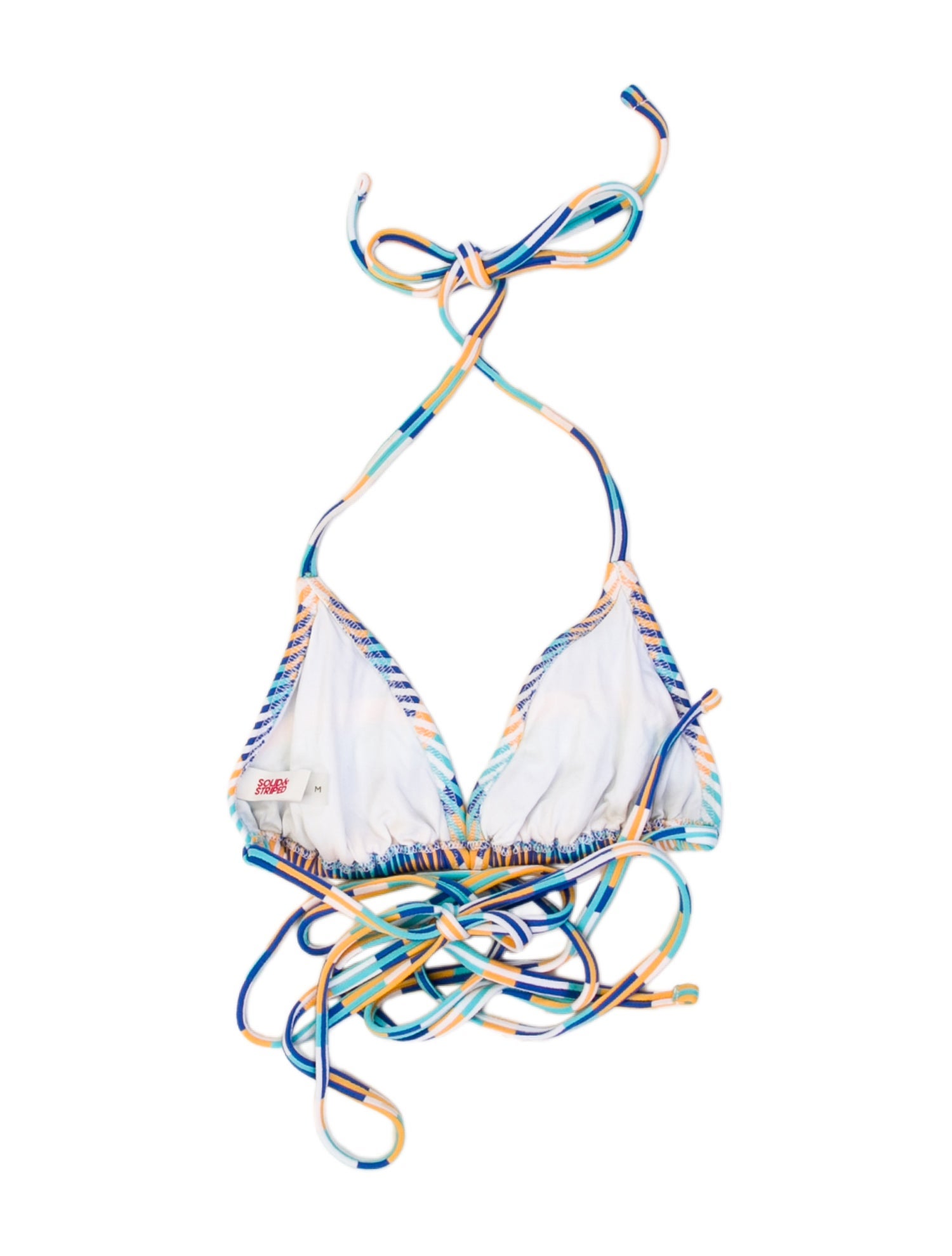 Solid & Striped Printed Top