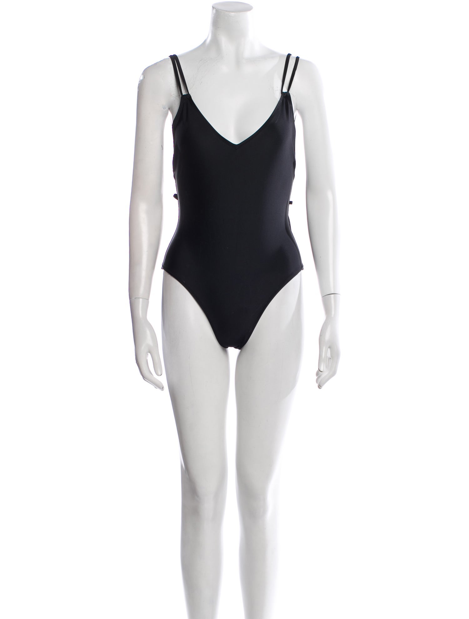 Solid & Striped The Lynn Blackout Bow Accents One-Piece w/ Tags