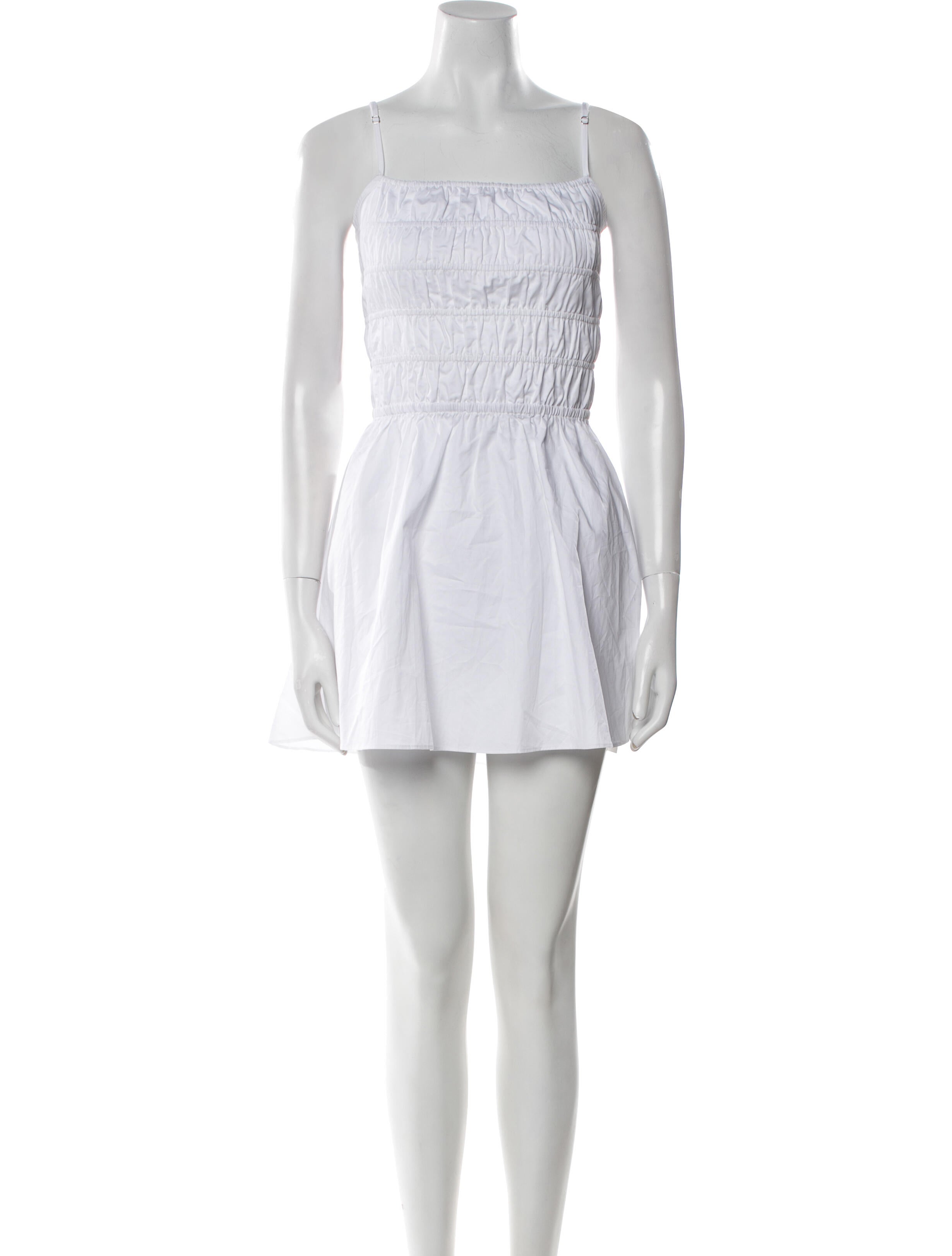 Solid & Striped Square Neckline Mini Dress w/ Tags