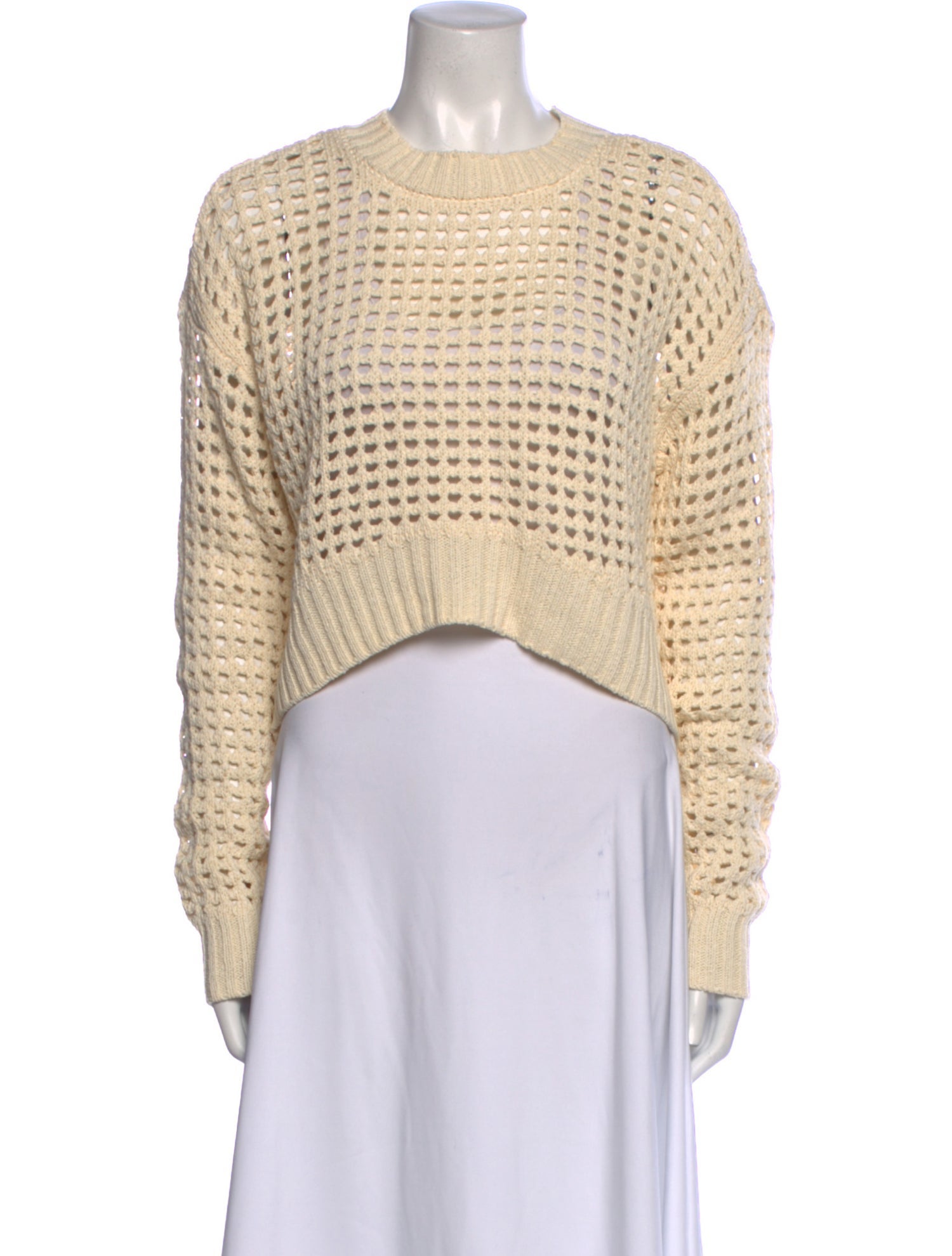 Solid & Striped Crew Neck Sweater