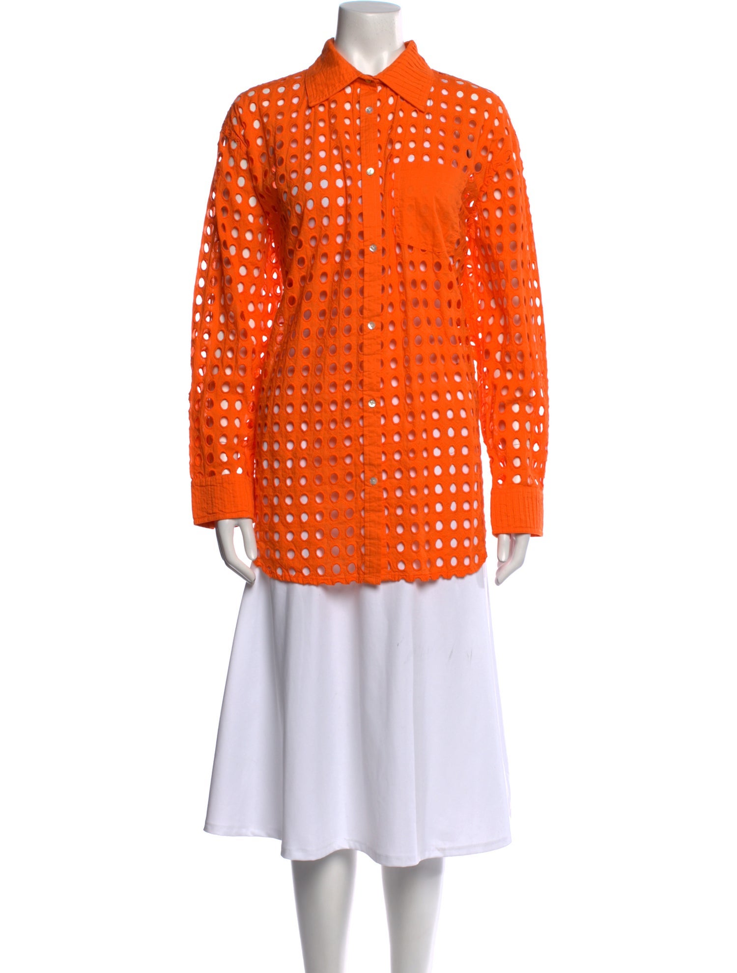 Solid & Striped Printed Long Sleeve Tunic